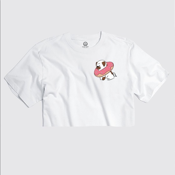 Pups & Donuts - Cropped Tee - Picture 1 of 2